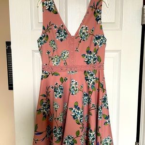 COPY - Miami pink/peach floral dress
